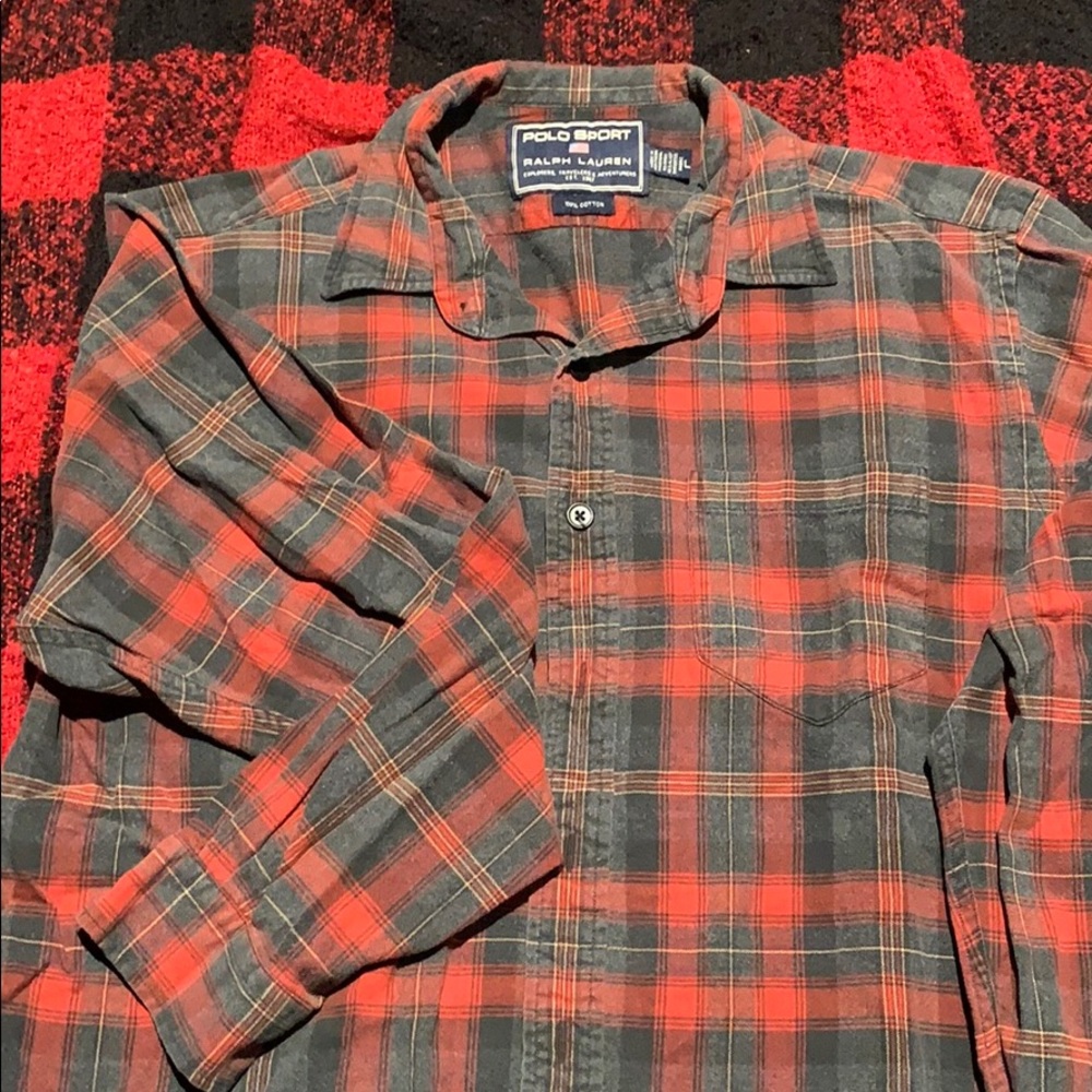 Men’s long sleeve button down shirt